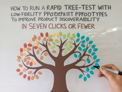 How to run a rapid tree‑test with low‑fidelity prototypes to improve product discoverability in seven clicks or fewer
