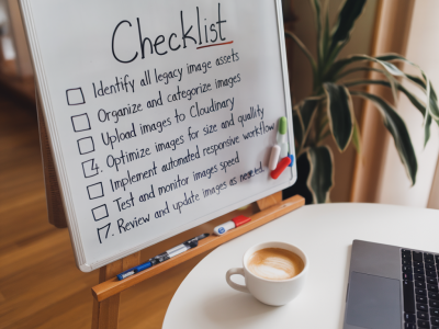 A practical checklist to migrate legacy image assets into an automated responsive workflow with cloudinary