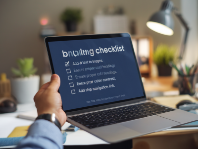 a step-by-step checklist to make your website accessible without breaking your layout