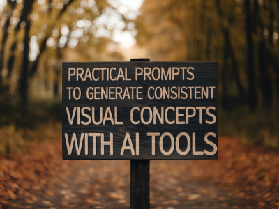 practical prompts to generate consistent visual concepts with ai tools