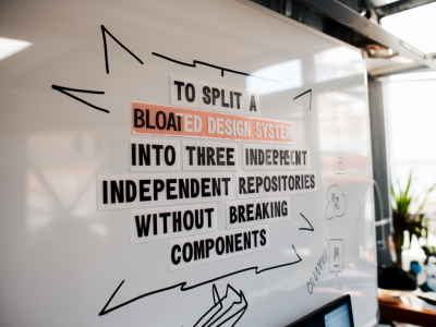 How to split a bloated design system into three independent repositories without breaking components