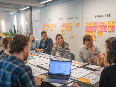 How to run a one-hour creative sprint with mid-fidelity prototypes that win stakeholder buy-in