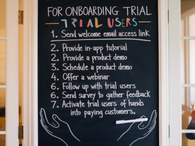 how to design an onboarding checklist that turns trial users into activated customers within seven days