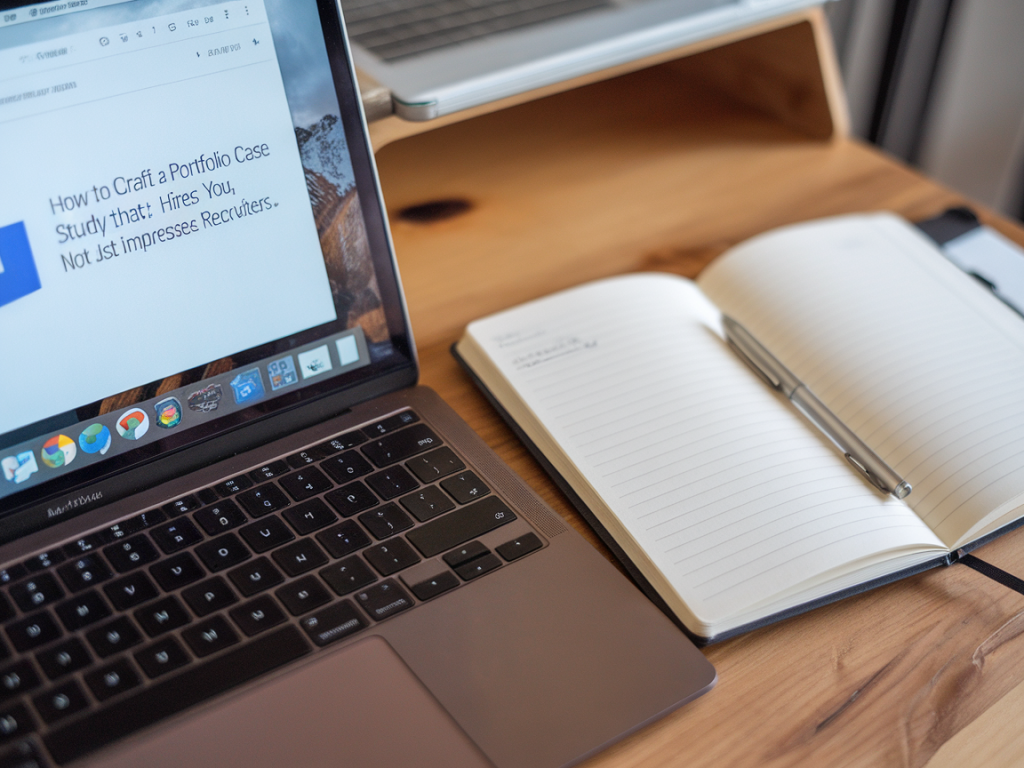 how to craft a portfolio case study that hires you, not just impresses recruiters